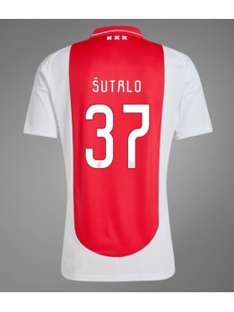 Ajax Josip Sutalo #37 Replika Hemmakläder 2024-25 Kortärmad